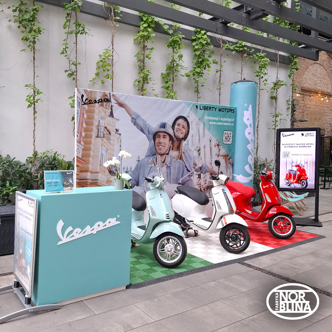 VESPA w Fabryce Norblina – włoski styl na warszawskiej Woli