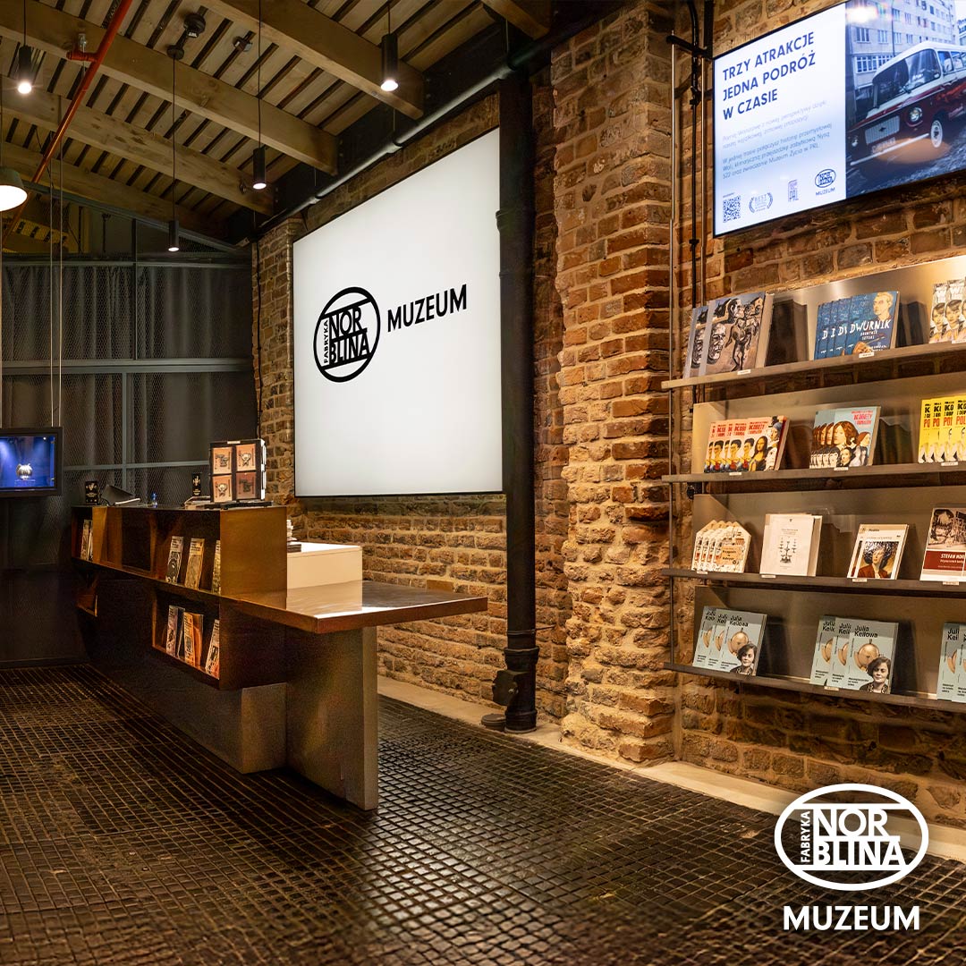 The new Tickets/Info point of the Norblin Factory Museum designed by Jakub Szczęsny